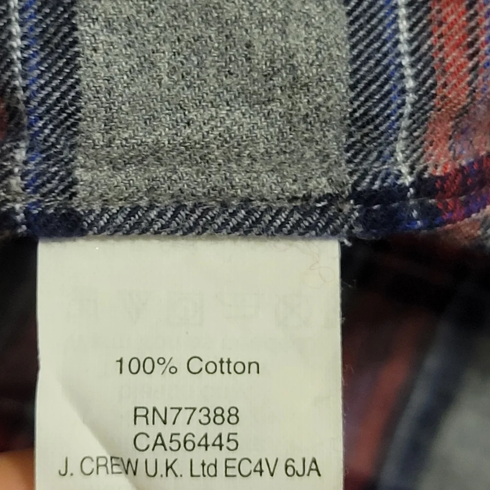J Crew Boy Fit Plaid Flannel Shirt